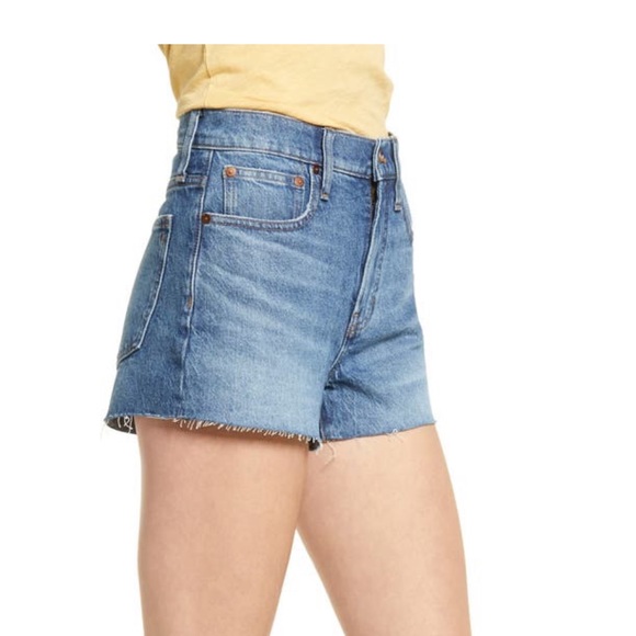 MADEWELL Hight Rise Denim Short - Picture 3 of 8